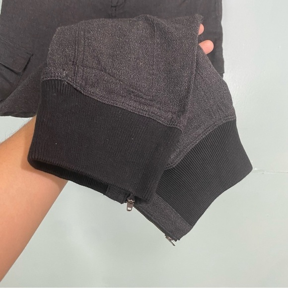 John Varvatos Black Wool Blend Cargo Joggers Sz‎ S - Picture 4 of 8